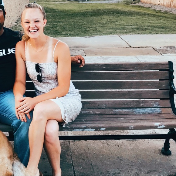 Ann Taylor Lavender Floral sun dress - Picture 5 of 5